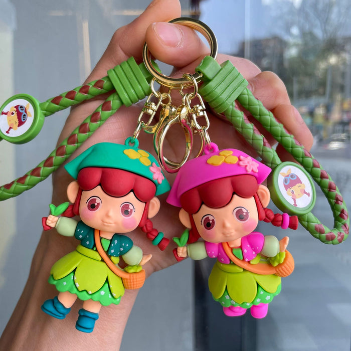 Wholesale Keychain, car keychain, bag, pendant, couple's exquisite small gift, cute doll hanging decoration