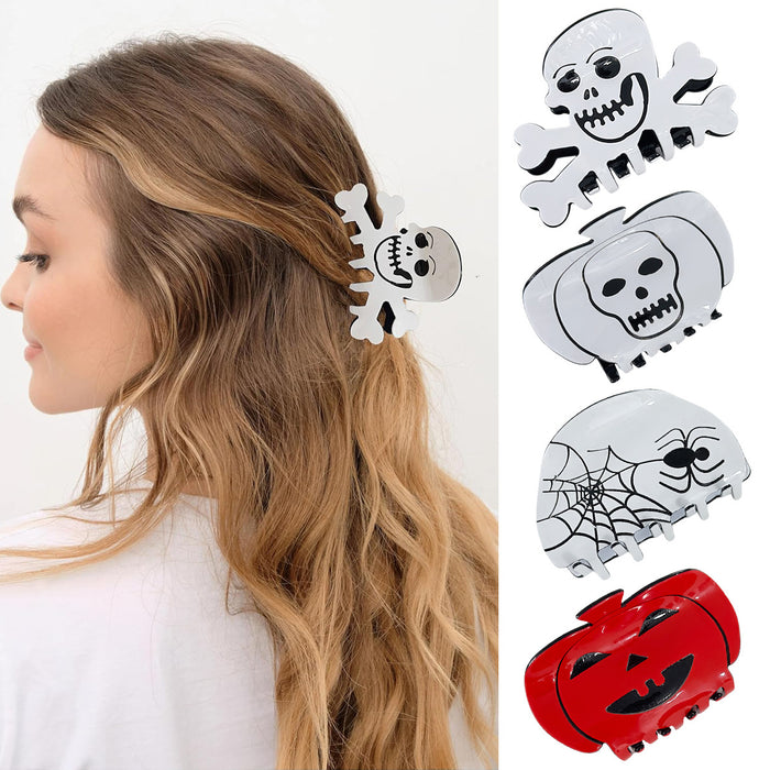 Wholesale Skull Funny  Hairpin Dark  Hair Clip Female Shark Clip Hair Clip