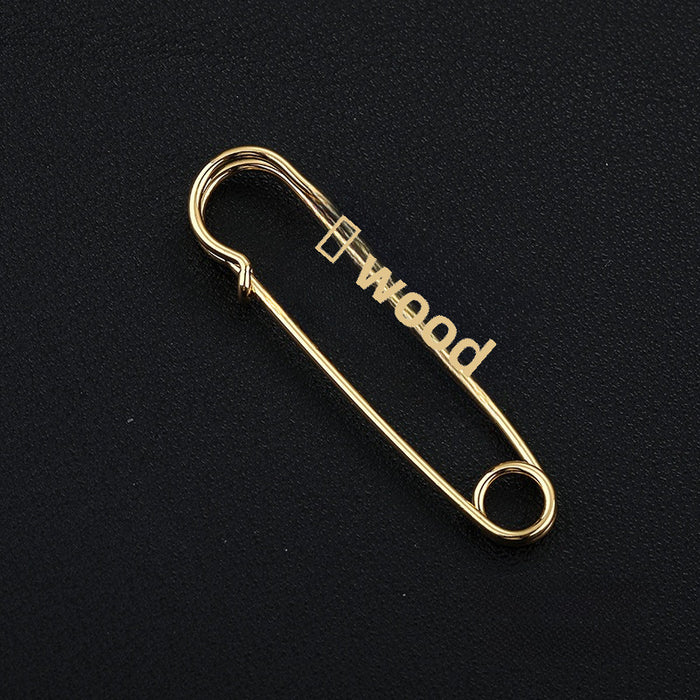 Wholesale High end pin with metal fixation, clothing clip, waistband, and high-end pants accessories