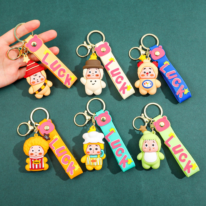 Wholesale Cute Cartoon Character Doll Keychain Pendant