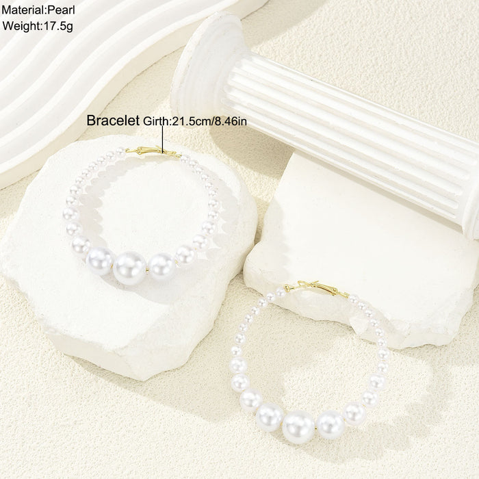 Wholesale Exaggerated oversized pearl earrings