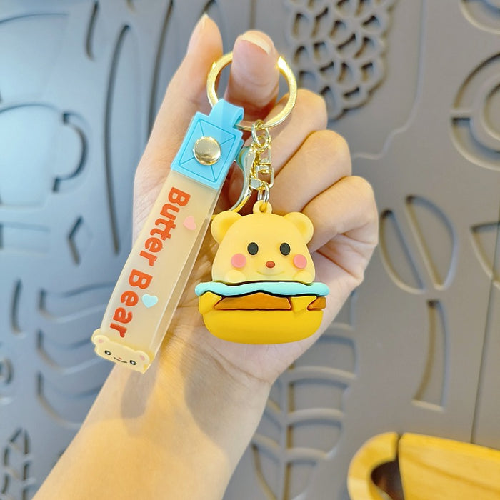 Wholesale Silicone Cartoon Doll Keychain JDC-KC-MingT202