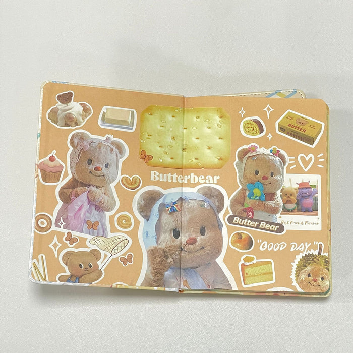 Wholesale Trendy Cartoon Bear A5 Journal with Faux Leather Cover Cute Kawaii Notebook