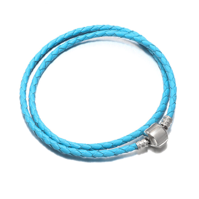 Wholesale Braided Leather Bracelet JDC-BT-QiN010