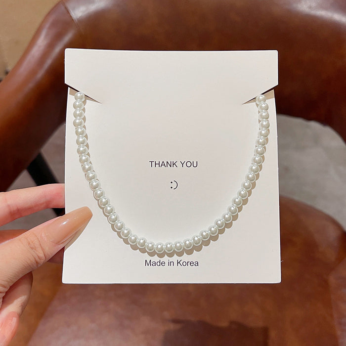 Wholesale Titanium Steel Pearl Necklace