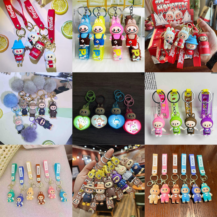 Wholesale Cartoon Loving Little Sheep Keychain Pendant,  Cute Student Bag Pendant,  Couple Style Small Gift Stall