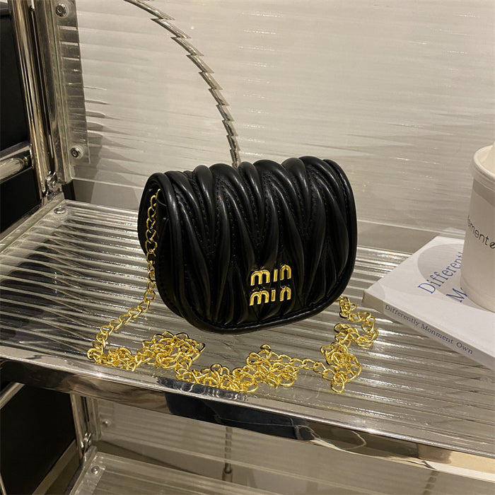 Wholesale Cute chain mini fashionable diagonal cross light luxury small bag