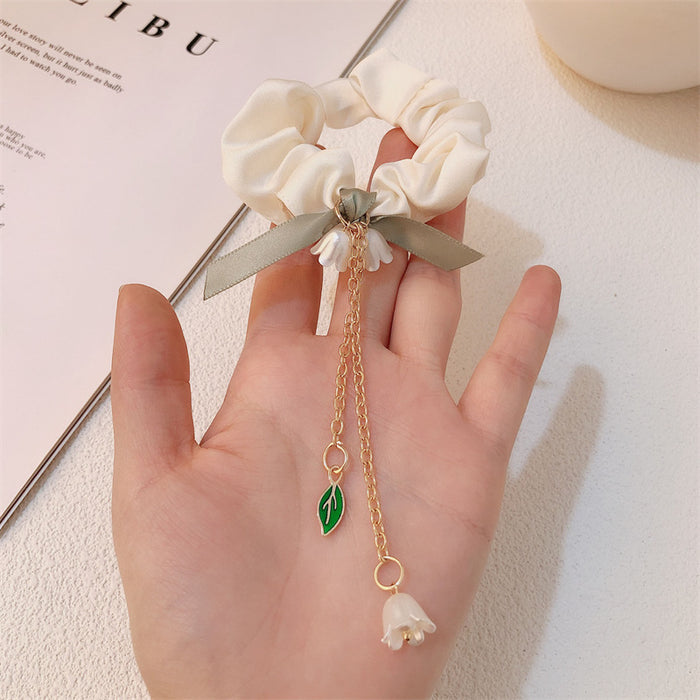 Wholesale Hair Ring Bow Hair Rope Hair Accessories High-grade Featured Hair Rope