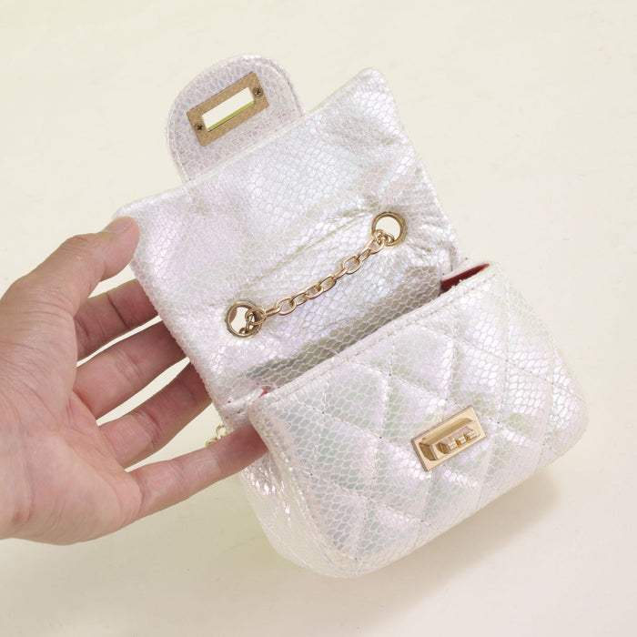 Wholesale Princess pearl accessory handbag cute bow shoulder bag chain bag