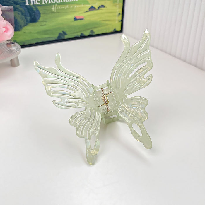 Wholesale Holographic Mermaid Hair Claw Clip Large PVC Women' s Hair Styling Accessory