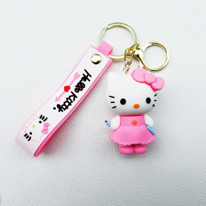 Wholesale PVC Cartoon Doll Keychain JDC-KC-ChuC054