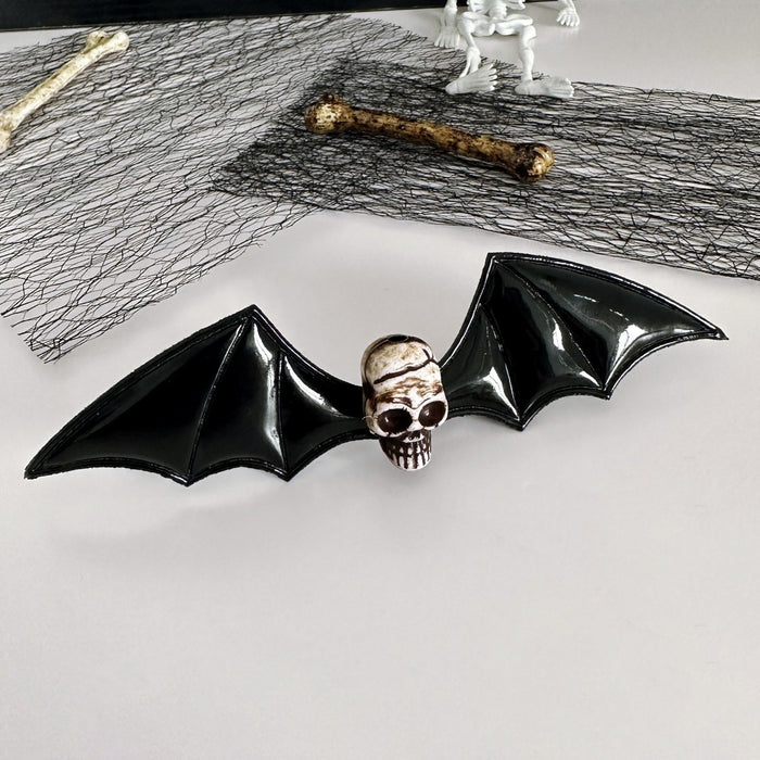 Wholesale New Halloween Headdress Dark Series Funny Pumpkin Single Eye Devil Bat Wings Side Hairpin Hairpin