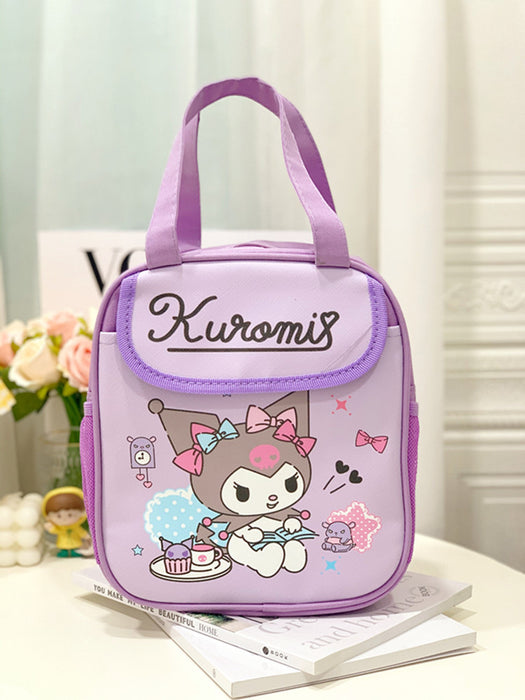 Wholesale PU Cartoon Portable Large Capacity Insulated Lunch Bag JDC-HD-Kameng001