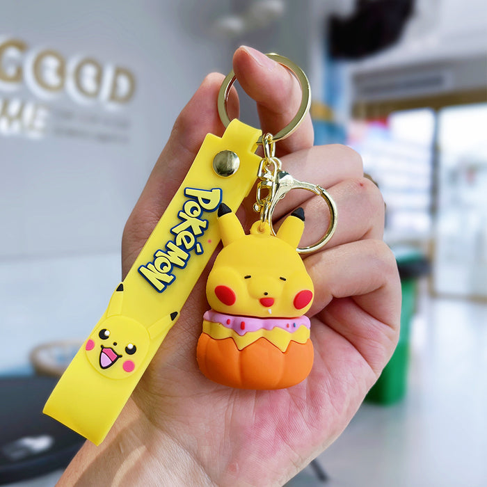 Wholesale Silicone Cartoon Doll Keychain JDC-KC-NLu003