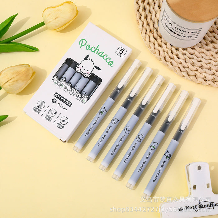 Wholesale  Direct Liquid Ball Pen Large Capacity Quick-drying Brush Pen Cute Student Test Pen