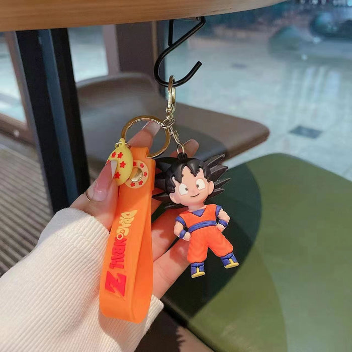 Wholesale Cartoon Doll Silicone Keychain JDC-KC-HongSheng004