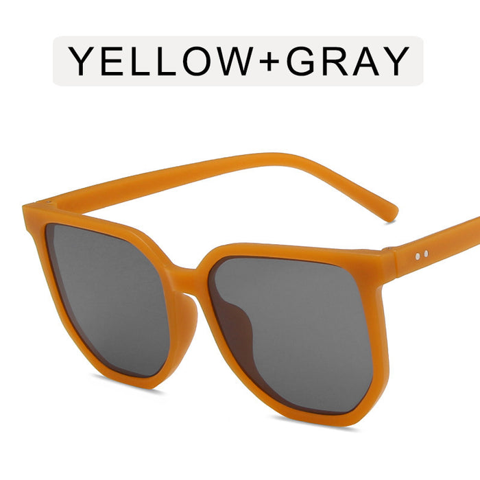 Wholesale Polygonal frame rice nail sunglasses, new fashionable and simple sunglasses, sun shading beach glasses