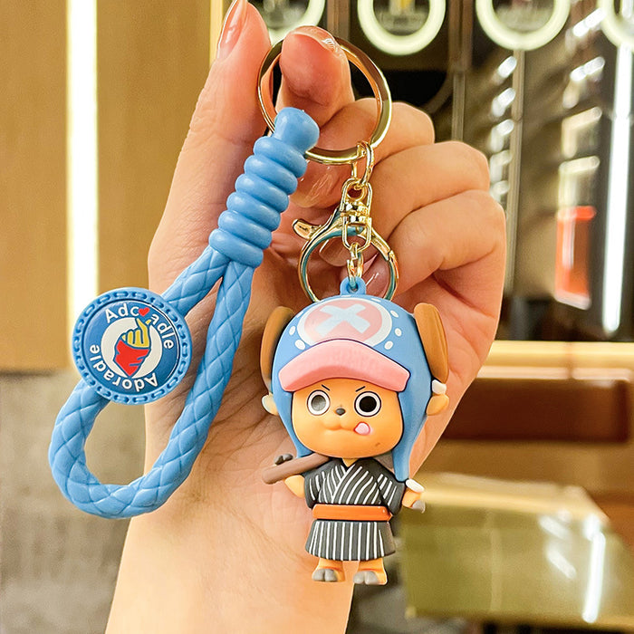 Wholesale Creative Cartoon 3D Doll Silicone Keychain JDC-KC-BenX007