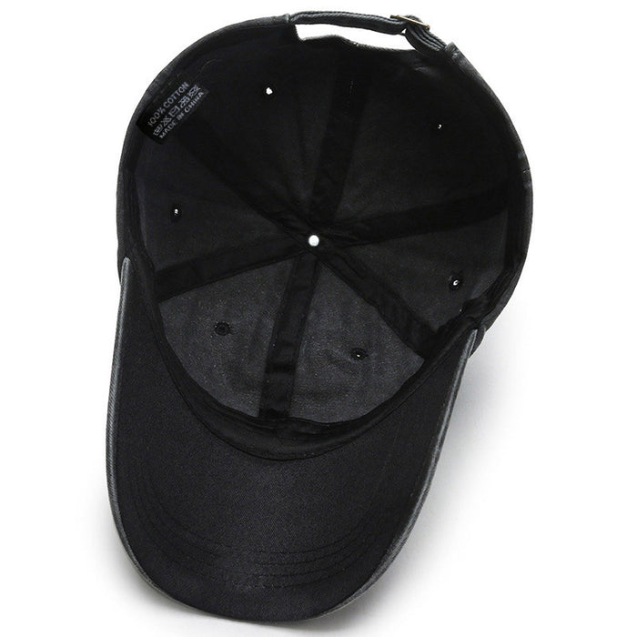 Wholesale Washed hat, vintage baseball cap, outdoor sun shading duckbill cap