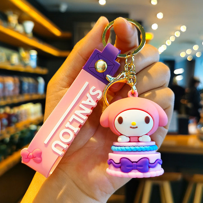 Wholesale Cartoon Doll Silicone Keychain JDC-KC-Tingm260