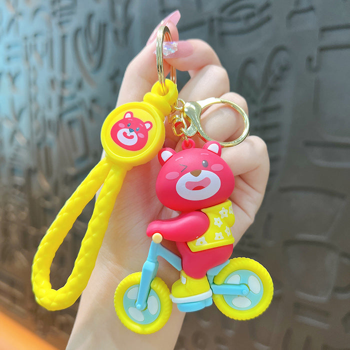 Wholesale Silicone Cartoon Doll Keychain（S） JDC-KC-YanG034