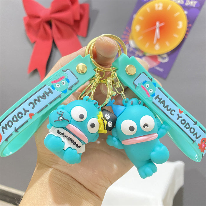 Wholesale Cute little fish PVC keychains for couples