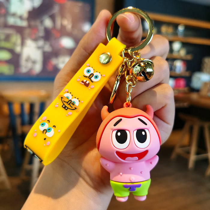 Wholesale Cartoon Doll Silicone Keychain JDC-KC-Tingm256