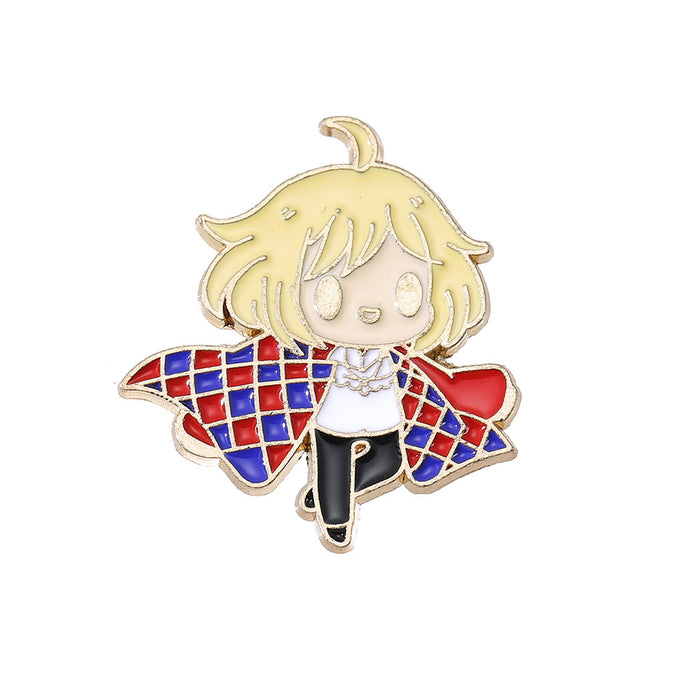 Wholesale Anime Style Cartoon Metal Brooch Pin Decorative Badge For Backpack Hat Fashion Jewelry Accessory