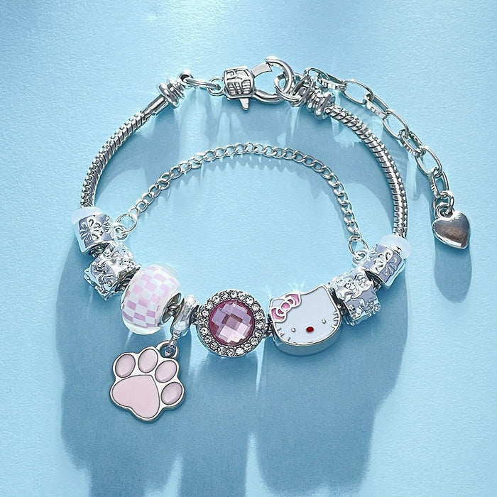 Wholesale Cartoon Bead Zinc Alloy Bracelet (F) JDC-BT-RanYan001