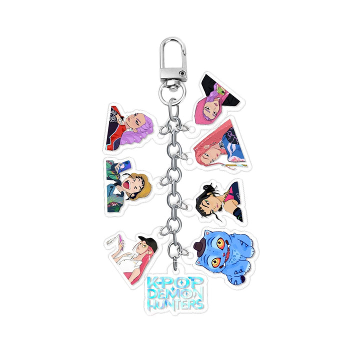 Wholesale 6PCS Kpop Custom Acrylic DIY Keychains