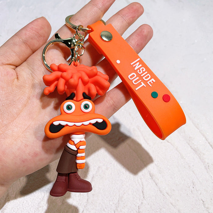 Wholesale PVC Cartoon Three-dimensional Keychain JDC-KC-Qiwei029