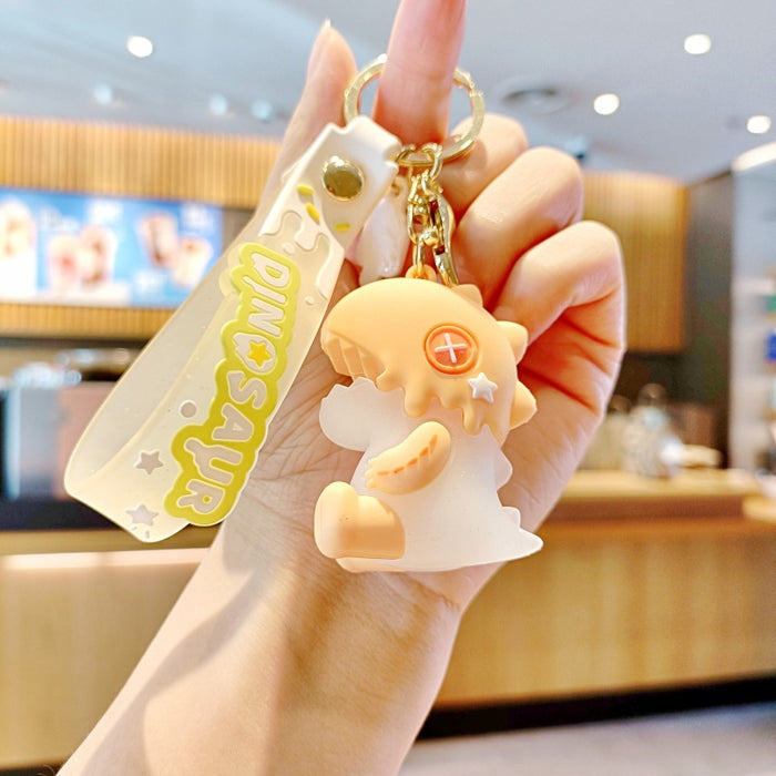 Wholesale Silicone Cartoon Doll Keychain JDC-KC-MingT199