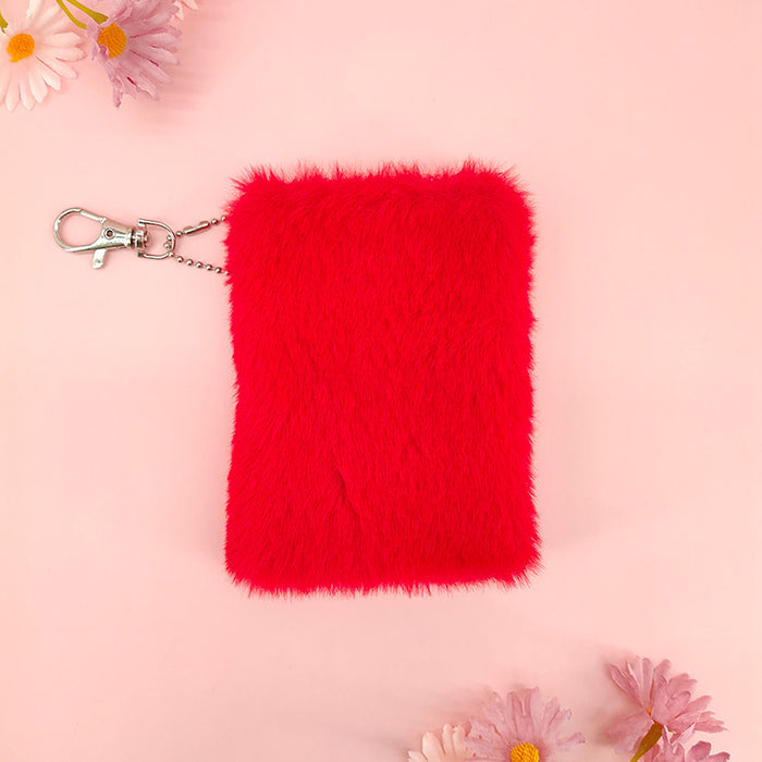 Wholesale Plush Notebook Cute Candy Color Pocket Journal for Casual Writing Gift MOQ≥2