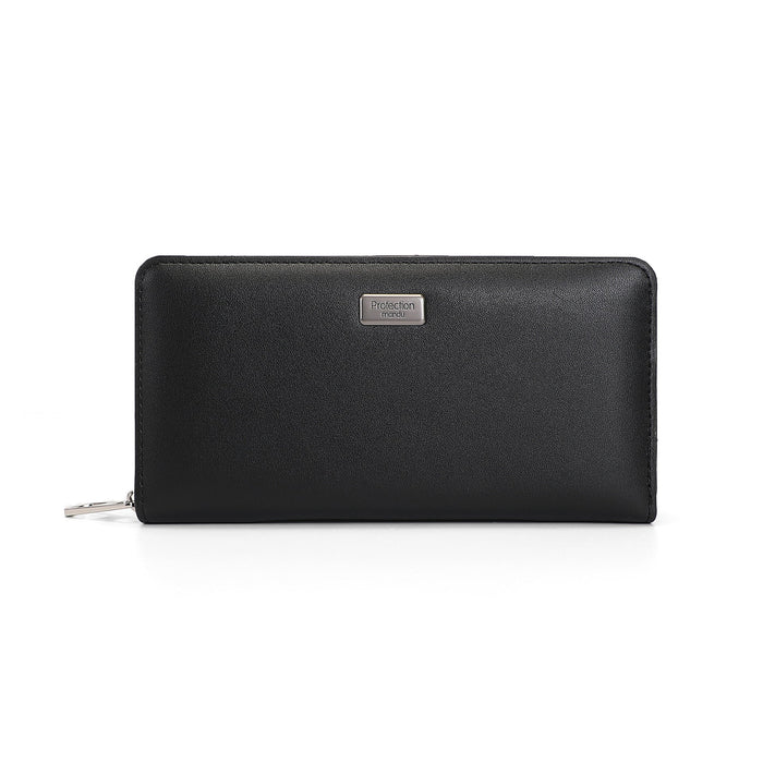 Wholesale Business Commuting PU RFID Blocking Long Clutch Wallets for Men Everyday Use