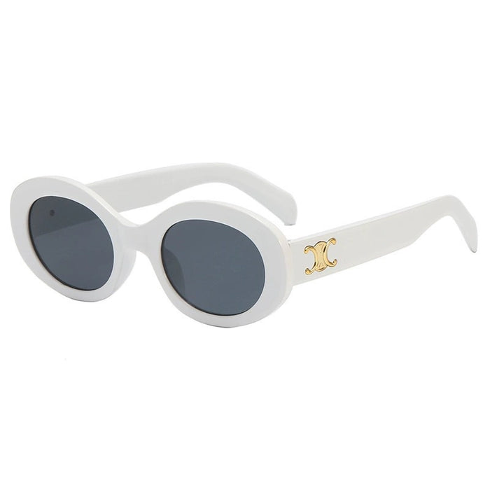 Wholesale Retro sunglasses, women's cat eyes, oval shaped, high-end, sun protection, UV protection, polarized sunglasses