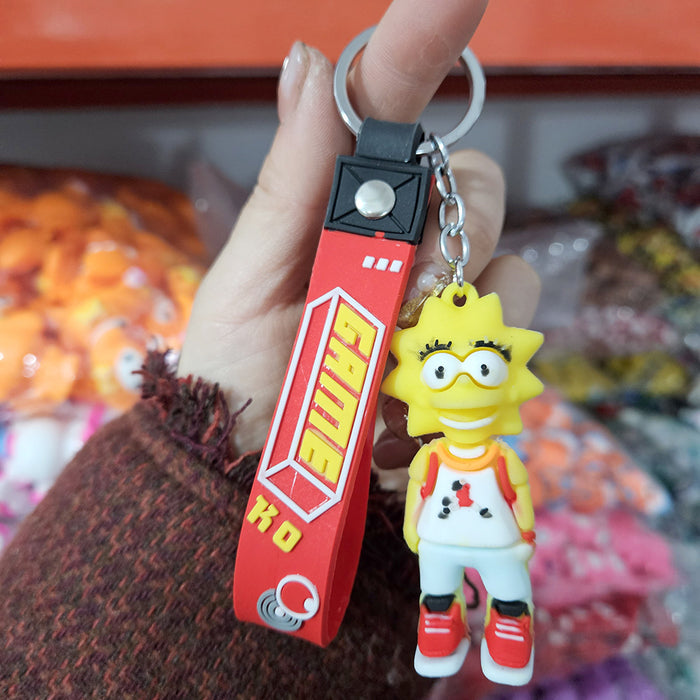 Wholesale PVC Cartoon Doll Keychain JDC-KC-YiZhuo006