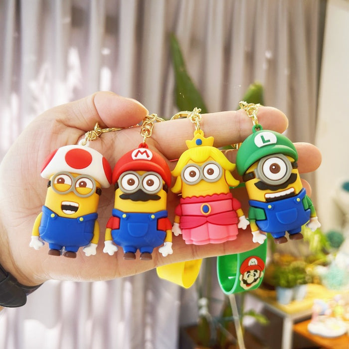 Wholesale Cartoon Doll Silicone Keychain (F) JDC-KC-Chucheng008