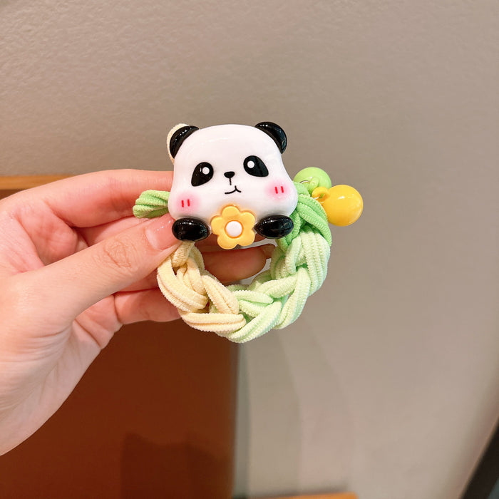 Wholesale Panda woven Hair Scrunchies