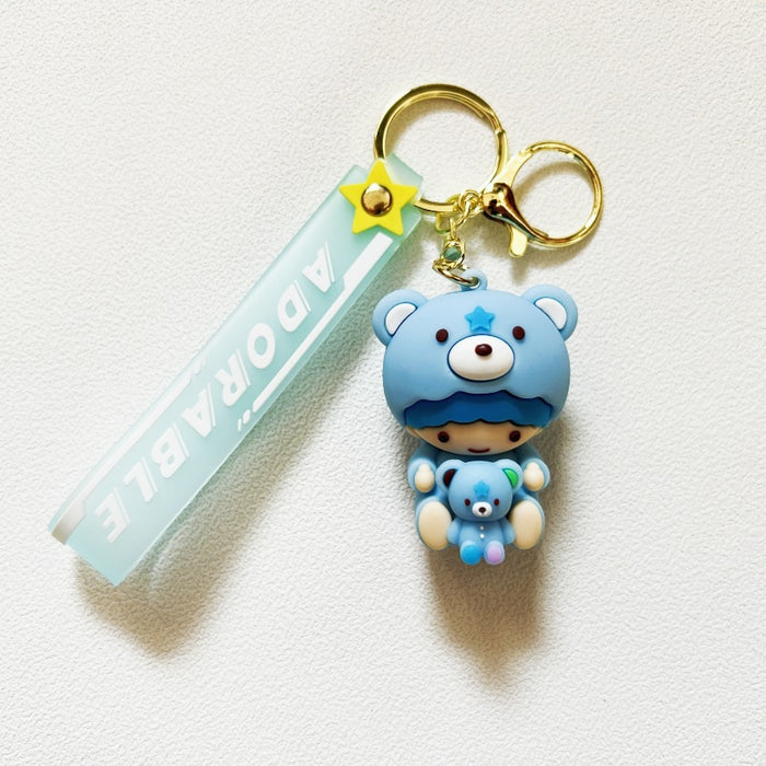 Wholesale PVC Cartoon Doll Keychain JDC-KC-WuYi184