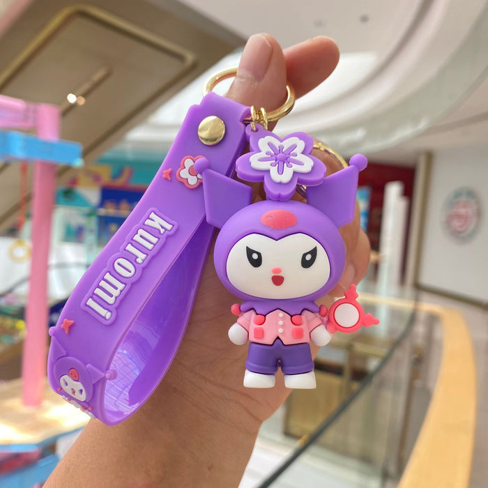 Wholesale Dolls Car Bag Pendants Silicone Keychains JDC-KC-PengYu004