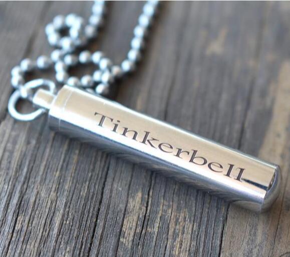 Wholesale Pet commemorative heart-shaped pendant can be opened with a crystal necklace