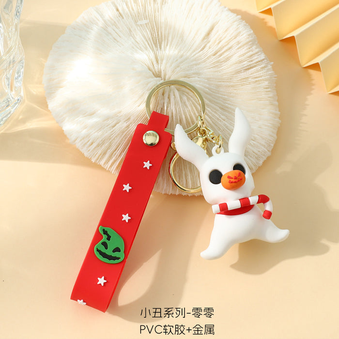 Wholesale Halloween Cartoon Doll Silicone Keychain JDC-KC-YueY009