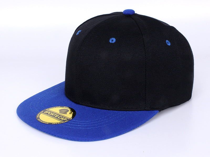 Wholesale Red Solid Color Baseball Cap Flat Brim Skateboard Hip Hop Adjustable Summer Fashion