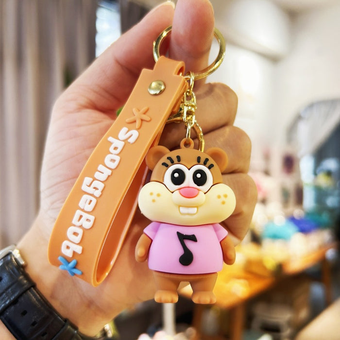 Wholesale PVC Cartoon Doll Keychain JDC-KC-ChuC013