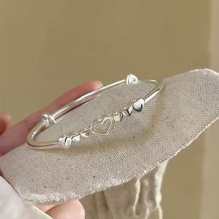 Wholesale Sweet Heart-Shaped Hollow-Out Bracelet