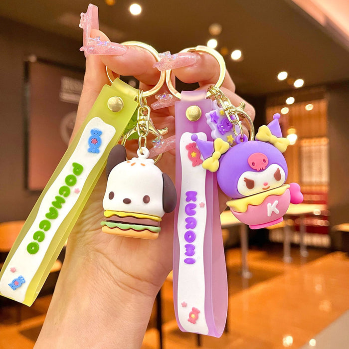 Wholesale Rubber Cartoon Keychain JDC-KC-JinM007