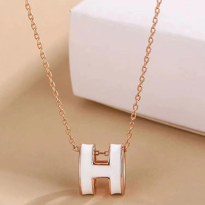 Wholesale Clavicle chain stainless steel necklace pendant