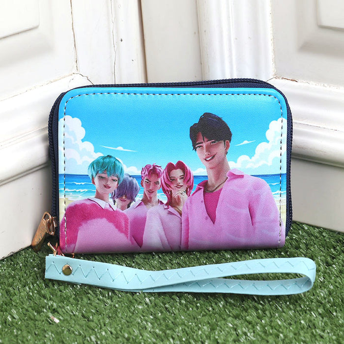 Wholesale K-Pop Cartoon Kids'  and Girls'  Handheld Coin Purse