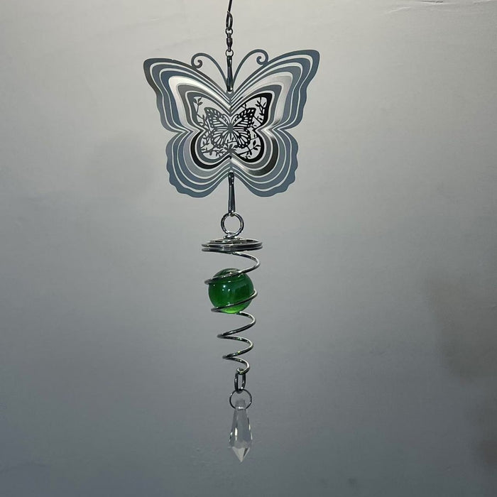 Wholesale 3D Rotating Butterfly Hanging Wind Chimes