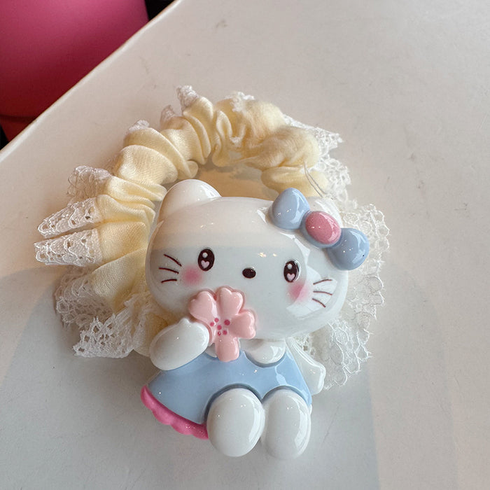 Wholesale Hair lace rubber band cute cartoon  hair band head rope does not hurt the hair elastic